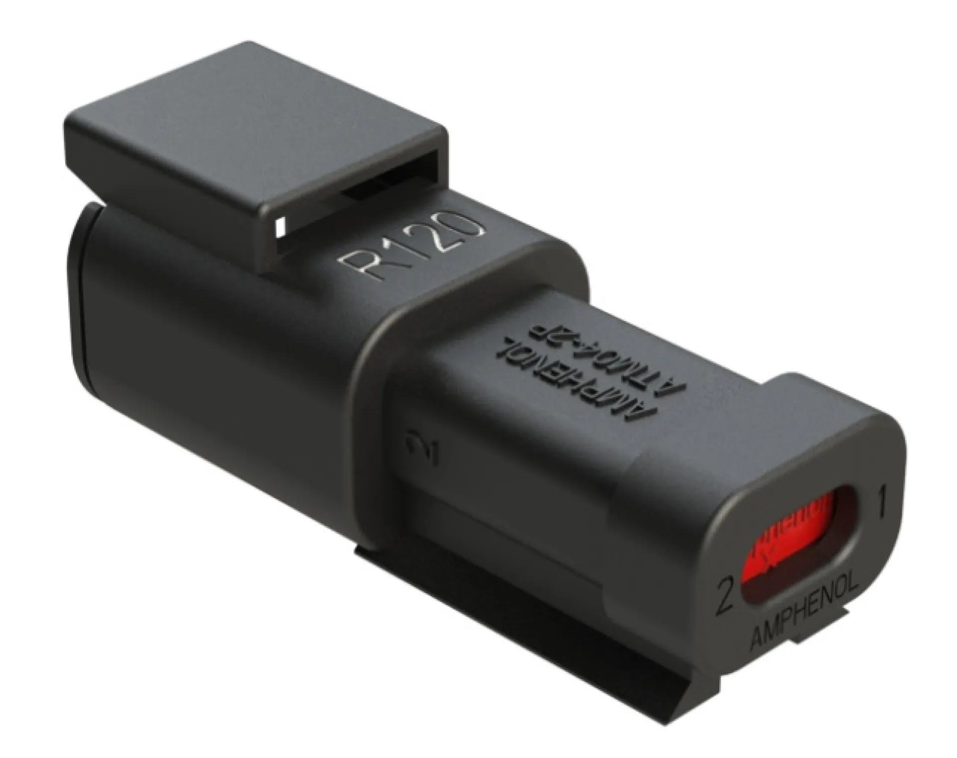 RESISTENCIA AMP 120OHMS MALE ATM04-2P-RB120BK 2-WAY RECEPTACLE