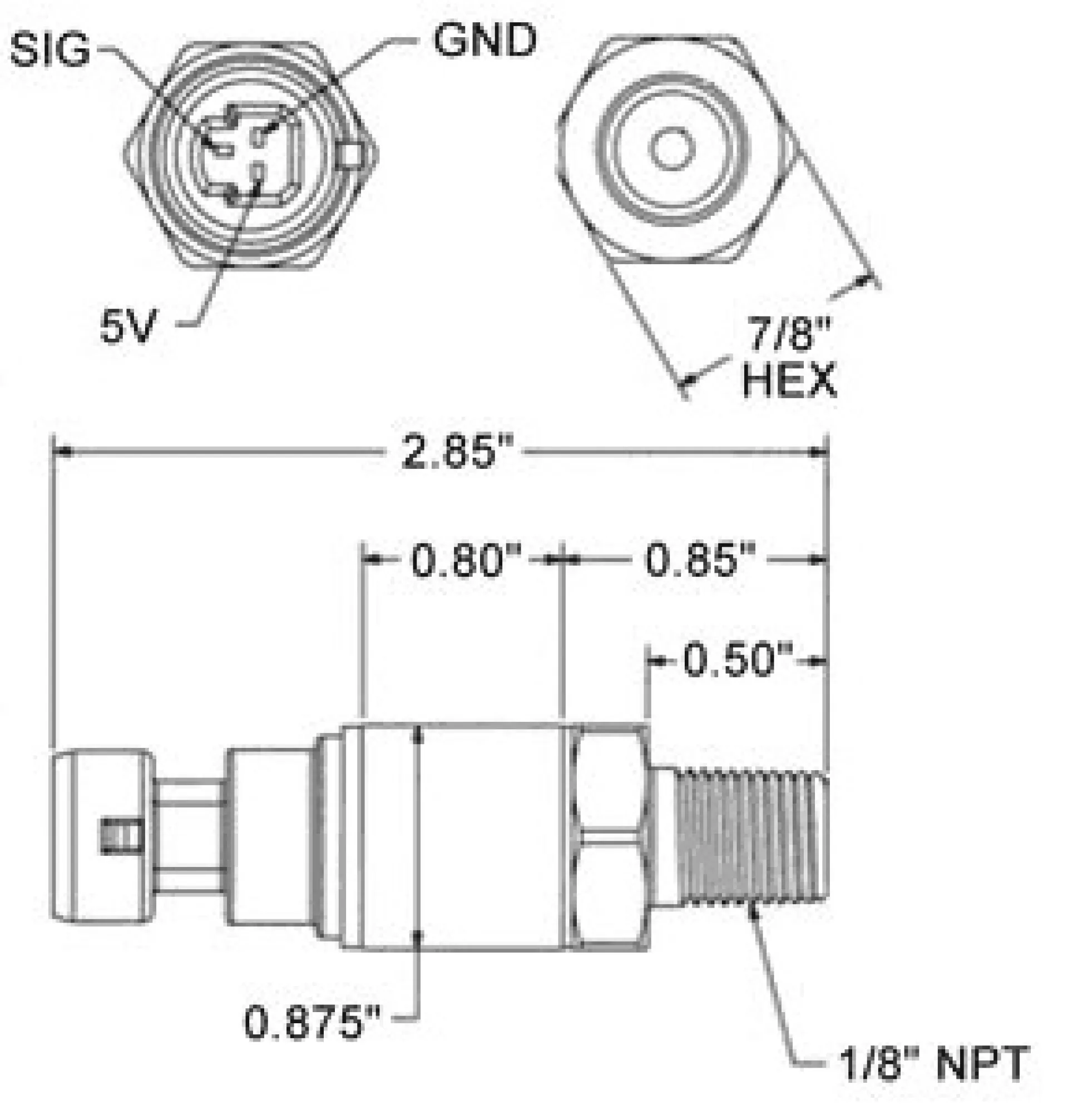 AEM Electronics - PSIG Sensor Kits 30-2130-2000