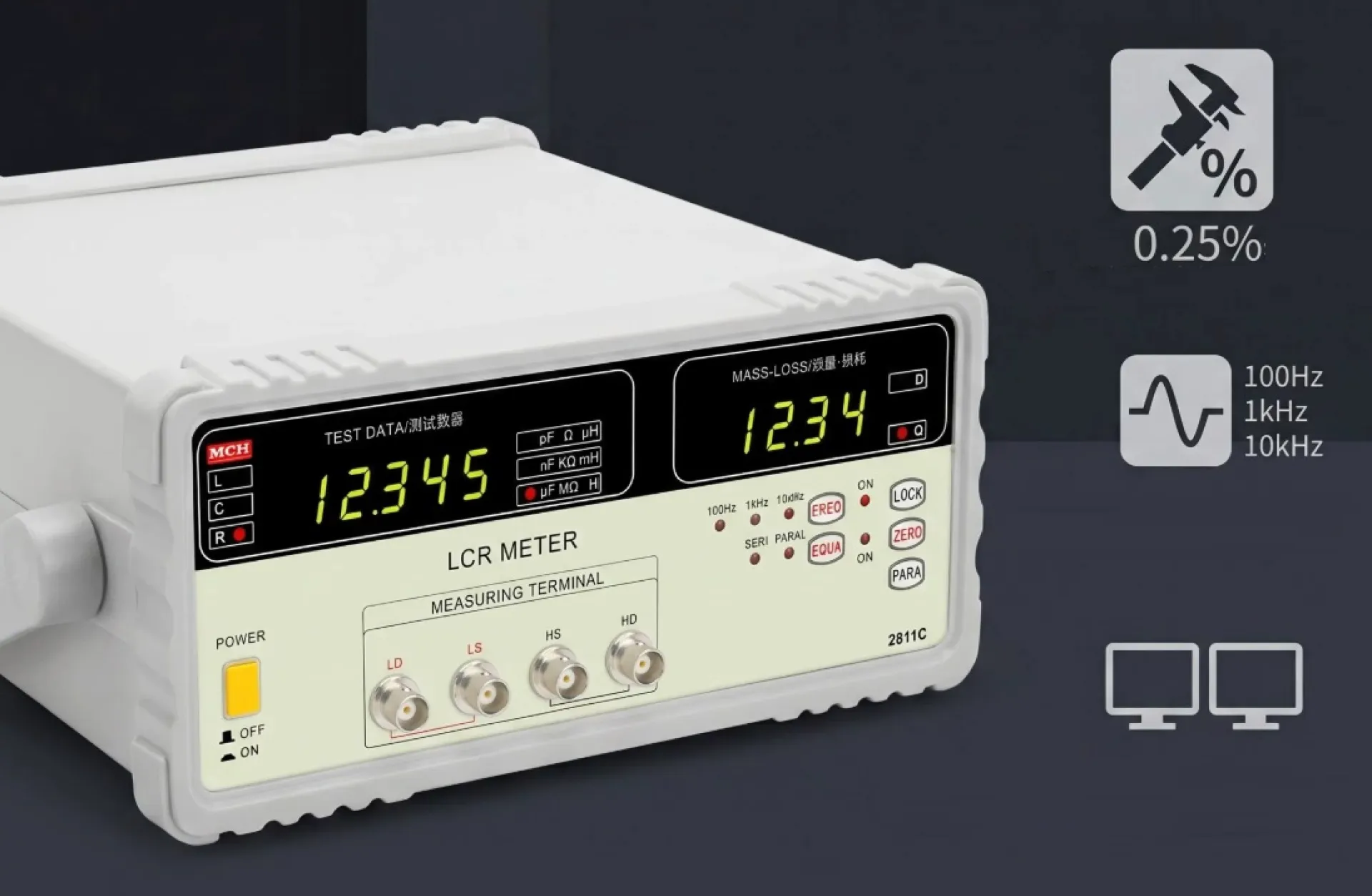 PUENTE LCR METER DIGITAL - 2811C